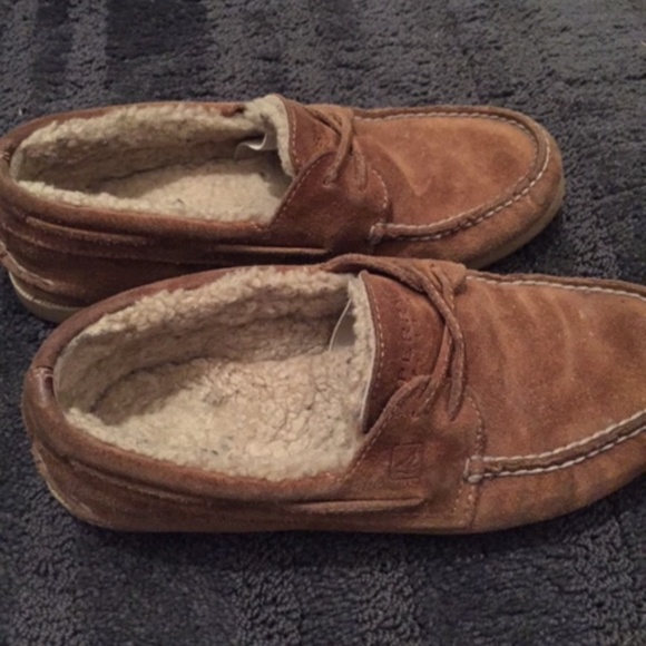 Men's Sperry Tan Slippers - Picture 1 of 1